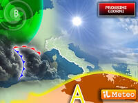 Meteo: Giovedì 22 tregua breve, poi cambio di rotta: torna la Pioggia e anche la Neve a quote basse