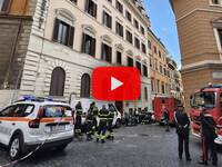 Roma: intossicati dal cloro nell'Hotel Barberini, 8 persone coinvolte; le immagini dei soccorsi (Video)