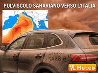 Meteo: Nuvole di Sabbia del Deserto verso l'Italia, sono in arrivo le Piogge Sporche. Gli aggiornamenti
