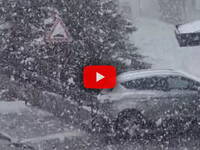 Meteo: nevicata spettacolare al Sestriere,...