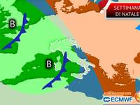 Meteo: Settimana di Natale, un ciclone mediterraneo punta dritto verso l'Italia; la tendenza