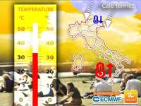 26/04/2026 - Meteo: Caldo quasi estivo verso il picco, da martedì calo termico a partire dal nord 