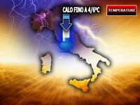 Meteo Temperature: arrivano venti più freddi, valori in calo di 4/6°C al Centro-Nord