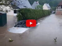 Meteo Video: Francia, piogge torrenziali provocano diffusi allagamenti nel Calvados