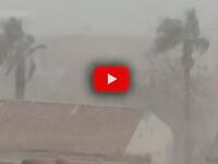 Meteo: Cosenza flagellata dal maltempo, venti a 100 km/h e visibilità azzerata; il Video