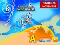 Meteo: da Ognissanti raffica di perturbazioni, la...