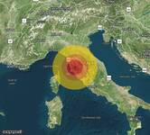 Terremoto in provincia di Pisa, in Toscana, a...