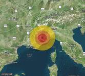 Terremoto in provincia di Cuneo, in Piemonte, a...