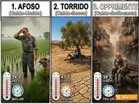 Meteo: Prossimi Giorni, cambia il tipo il Caldo. Diventerà addirittura opprimente con disagio fisico [Mappa]