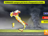 Meteo: Tornado in Italia; il CNR lancia un allarme per alcune nostre regioni