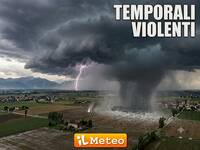 Meteo, Temporali con Grandine tra poche ore al...
