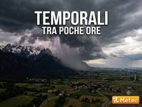 Meteo: Temporali tra poche ore sui rilievi alpini, entro sera qualcuno potrà raggiungere la Pianura