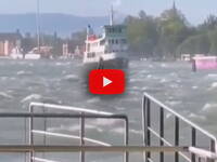 Meteo Cronaca Diretta (Video): Venezia, tempesta di Bora oltre i 100km/h, vaporetti in difficoltà