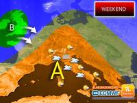 Meteo Weekend: Sabato e Domenica meno sole a...
