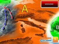 Meteo: Sabato e Domenica con l'anticiclone, sole...