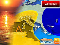 Meteo Weekend: dopo una fase instabile, Sabato 18 e Domenica 19 Aprile Alta Pressione in rimonta. Tendenza