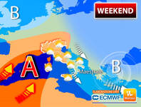 Meteo: Weekend, Bel tempo prevalente, ma locali Temporali, zone coinvolte 