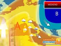 Meteo Weekend: riecco il sole con l'Anticiclone delle Azzorre. La svolta tra Sabato e Domenica