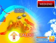 Meteo Weekend: l'Alta Pressione già in...