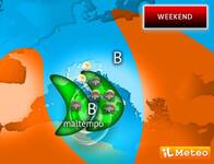 Meteo: Weekend con Vento e Pioggia su mezza Italia, i dettagli per Sabato e Domenica