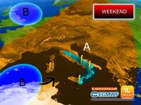 Meteo: Weekend instabile, tra Sabato e Domenica...