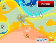 Meteo Weekend: l'Anticiclone ci prova, ma occhio ai Temporali