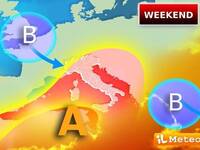 Meteo: Weekend protetto dall'Anticiclone, ma da...