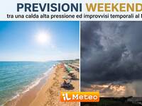 Meteo Weekend: Sabato fronte temporalesco al Nord, con rischio di Grandine; Domenica cupola di Alta Pressione