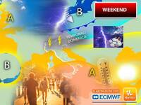 Meteo: Weekend con Colpo di scena, dopo il Sole...