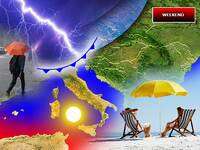 Meteo: Weekend con forti Temporali e Grandine; le zone colpite Sabato e Domenica
