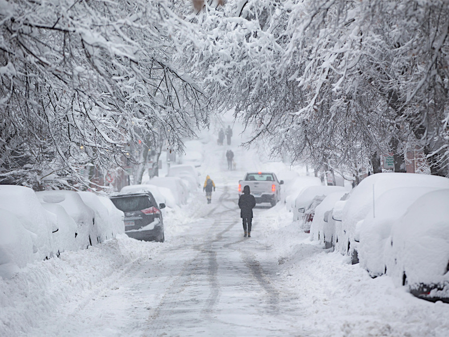 A hurricane bombards the US and Canada with snow and ice;  (Video) Live situation » ILMETEO.it