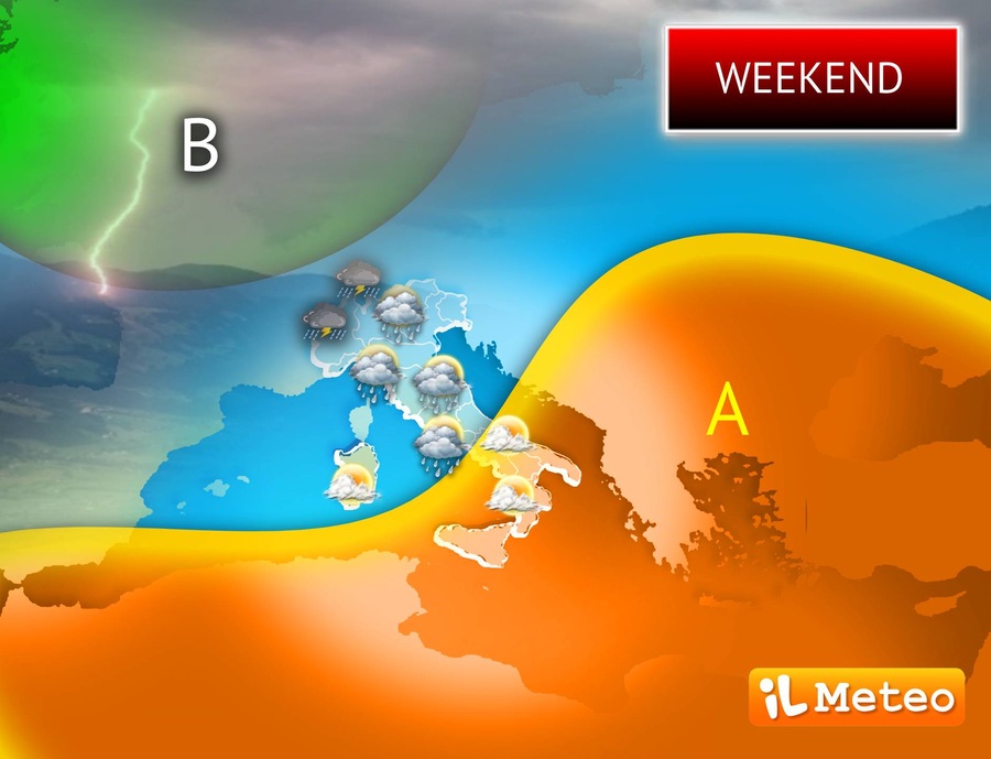 Meteo: Weekend, correnti fresche influenzeranno il tempo su molte regioni tra Sabato 18 e Domenica 19