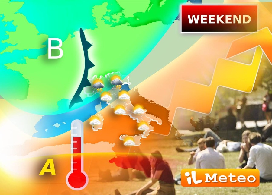 Meteo Weekend: torna l'Anticiclone Africano, ma ci saranno anche Acquazzoni e Grandine su alcune Regioni